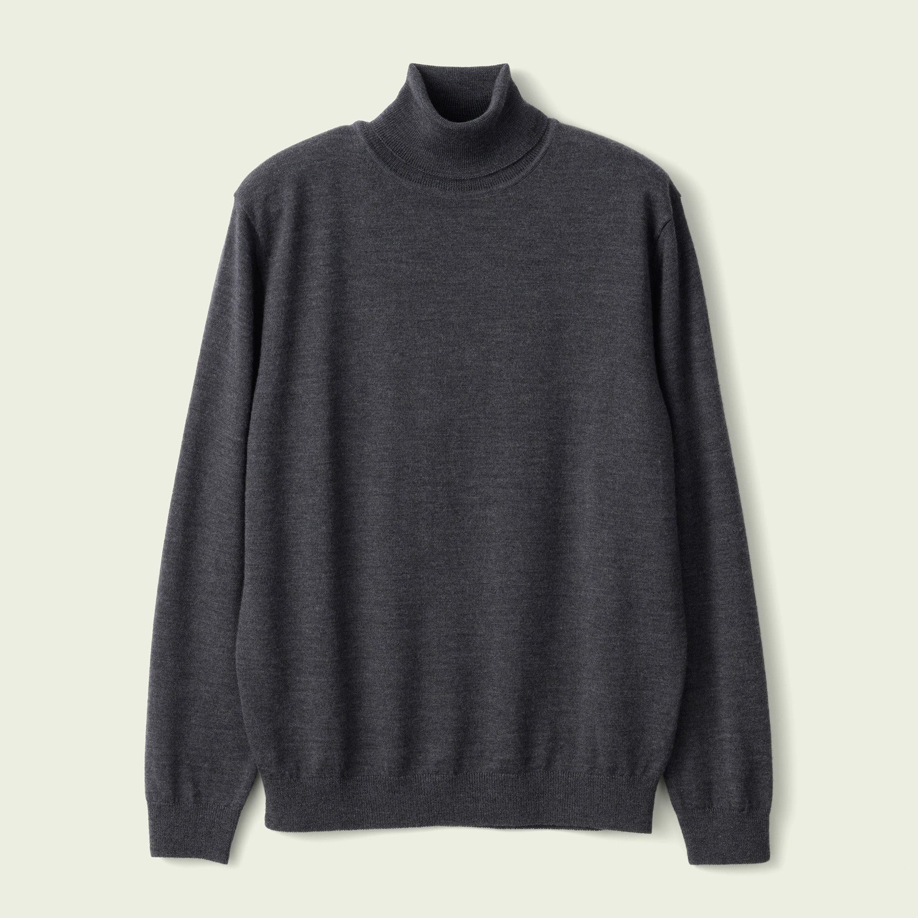 (WO3) 12G Lightweight Merino Wool Turtleneck