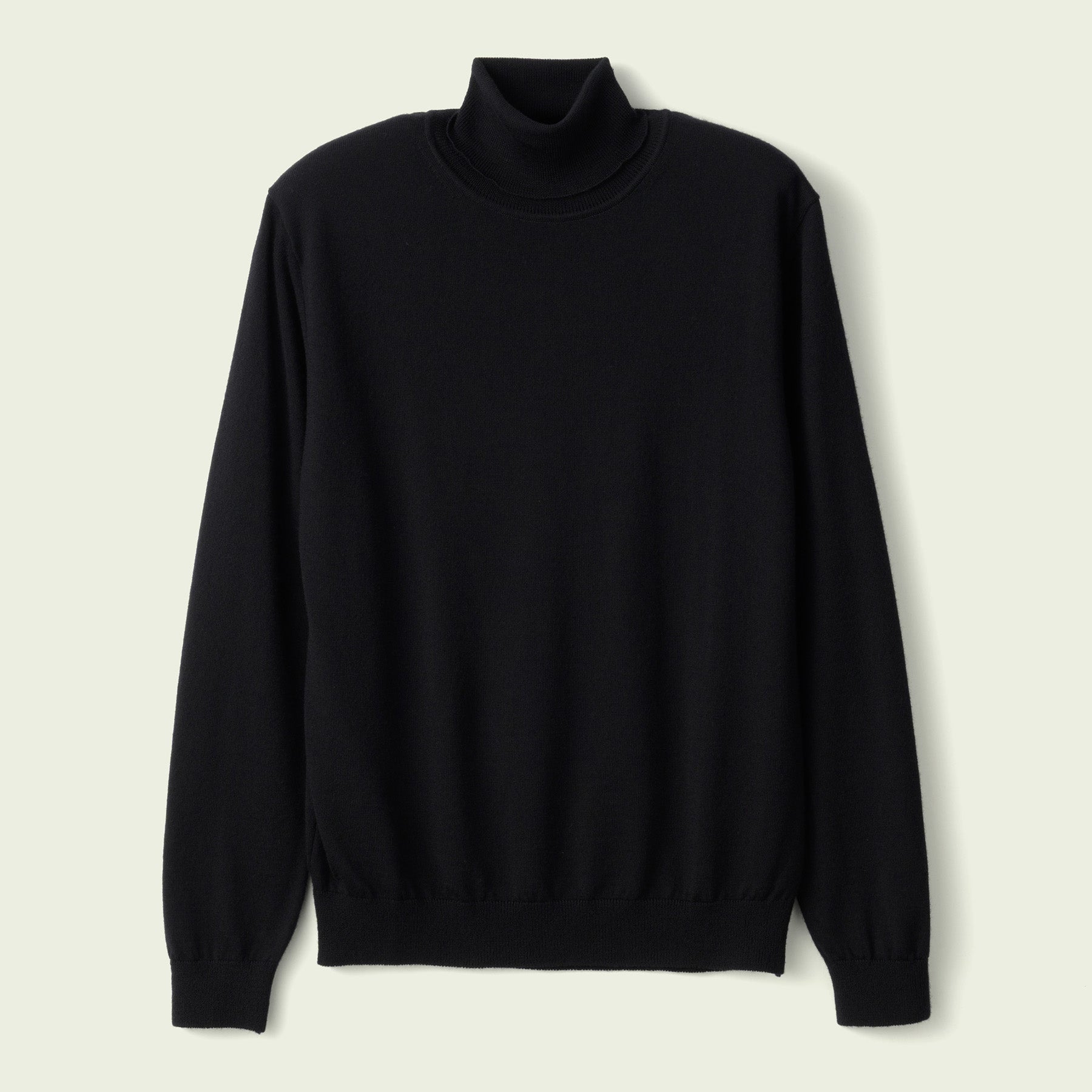 (WO3) 12G Lightweight Merino Wool Turtleneck