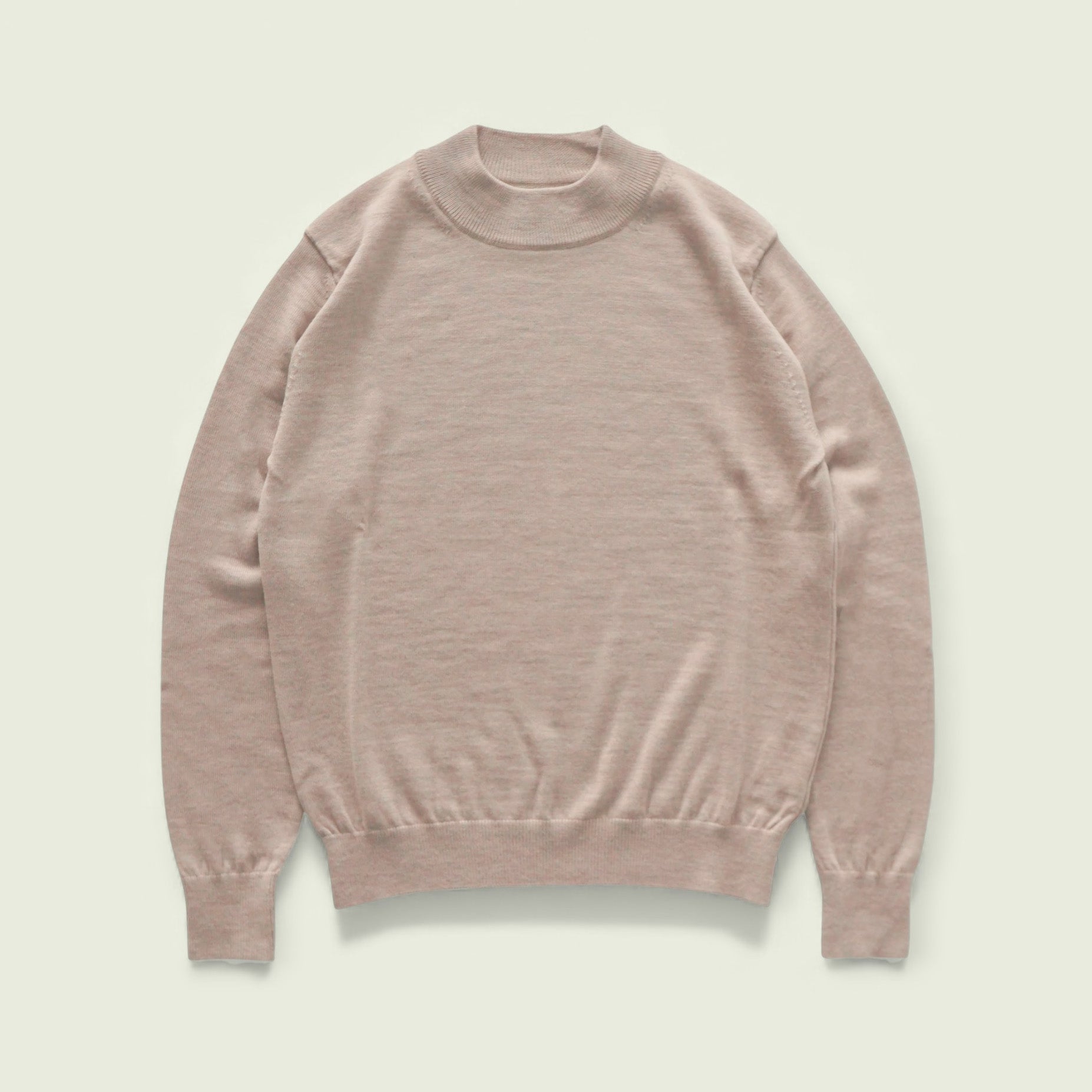 【WOMEN】12G Lightweight Merino Wool Mockneck