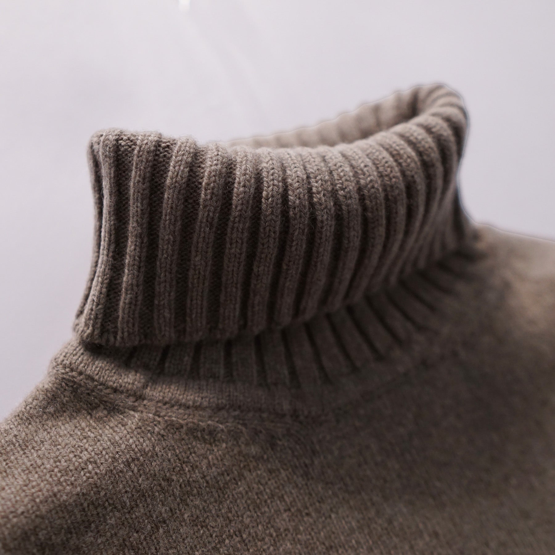 【WOMEN】Wool Cashmere Turtle Neck