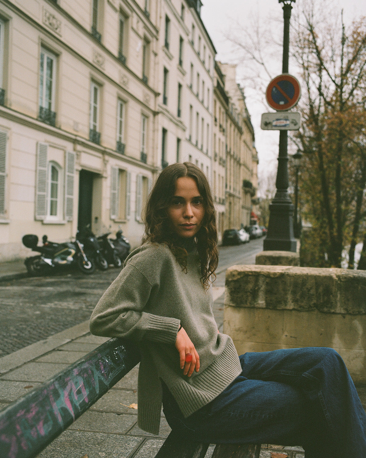 【WOMEN】Wool Cashmere Turtle Neck