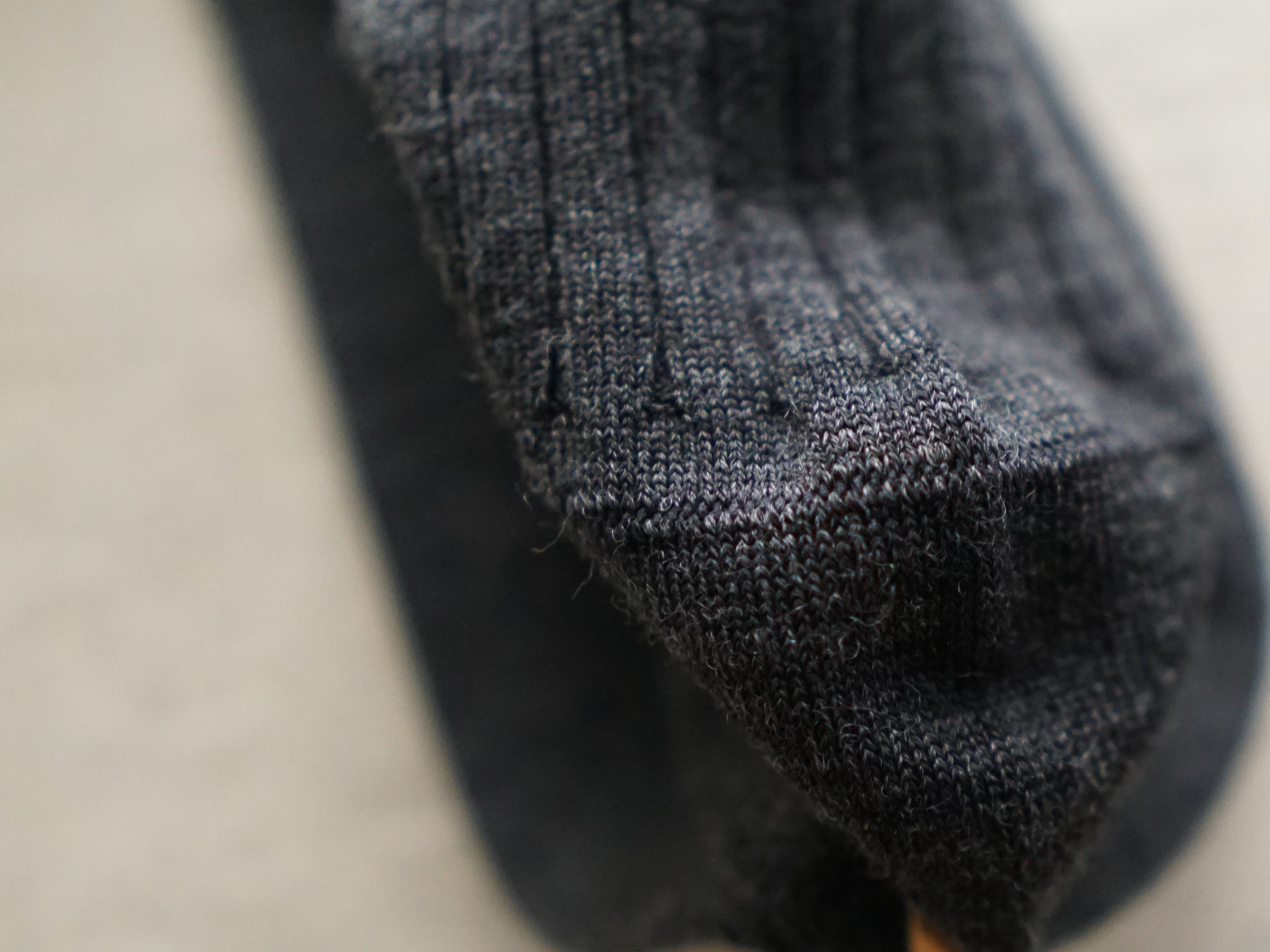 HALLISON Cotton Linen Wide Rib Long Hose Basic