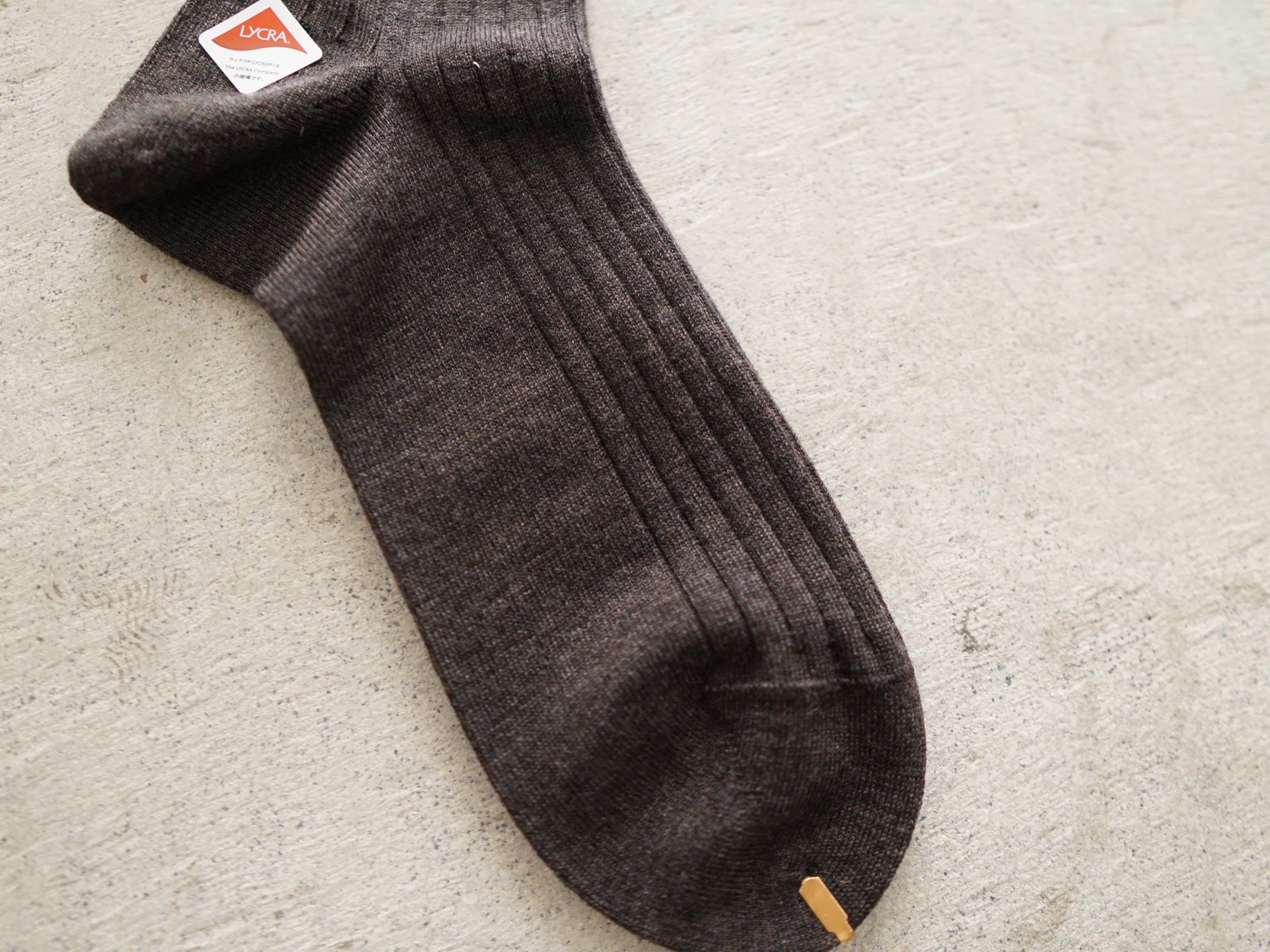 HALLISON Cotton Linen Wide Rib Long Hose Basic