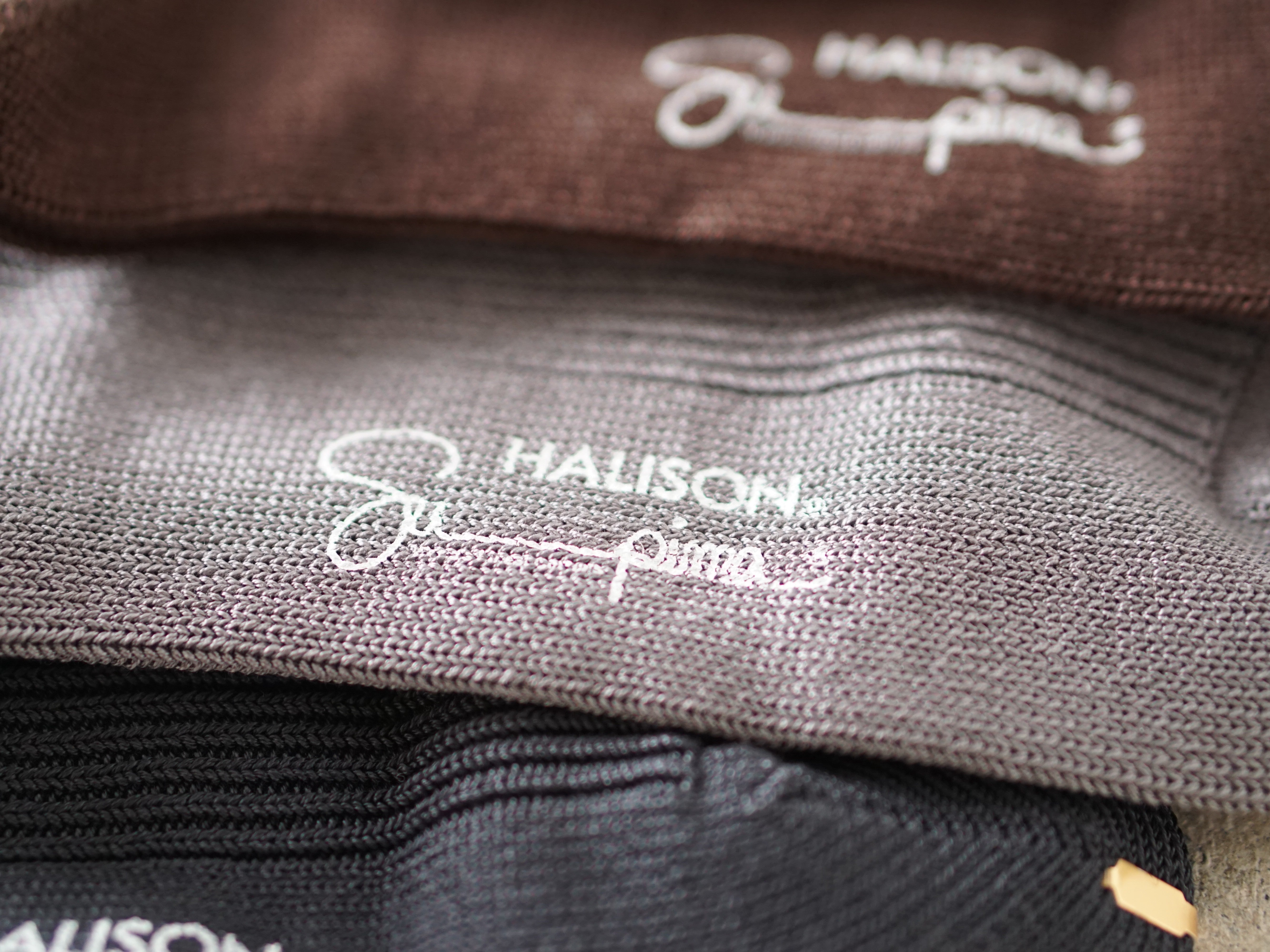HALLISON Supima 1x1 rib socks