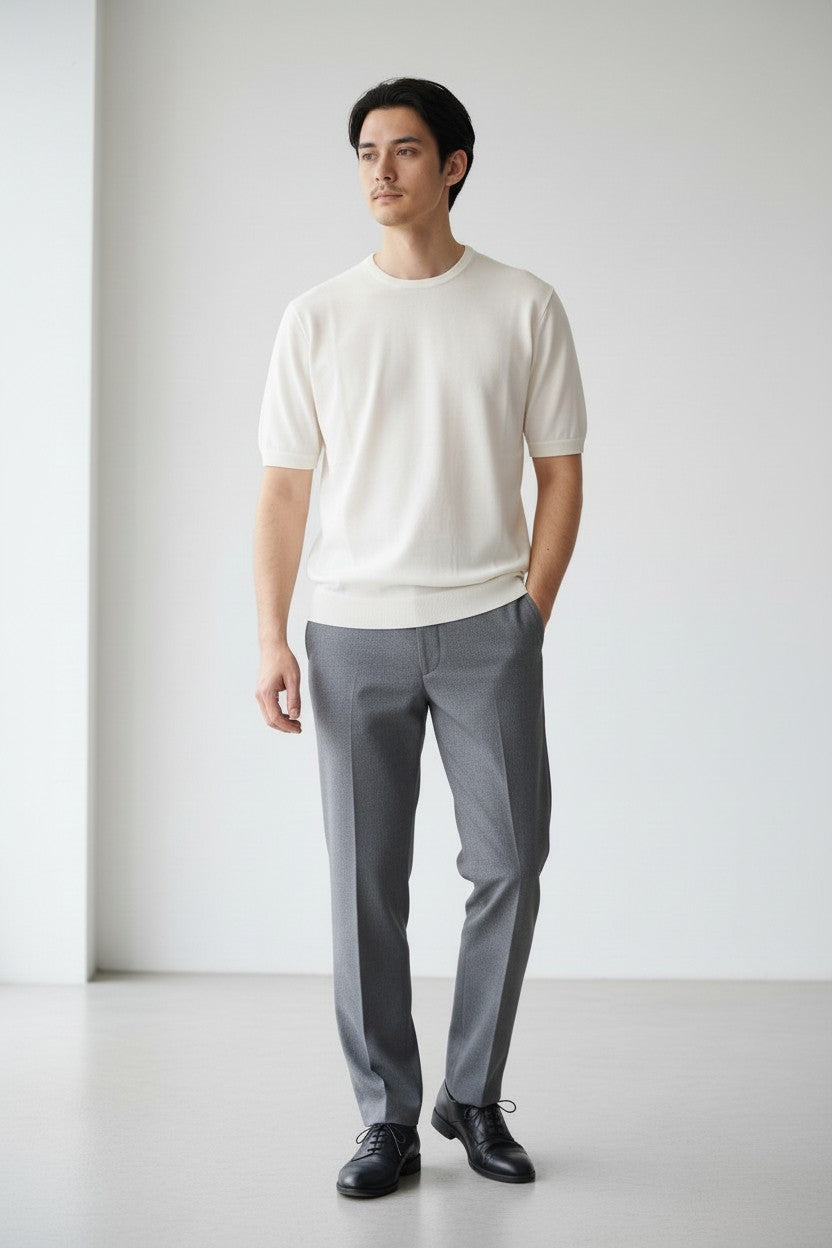 【NEW】SEA ISLAND COTTON CREWNECK