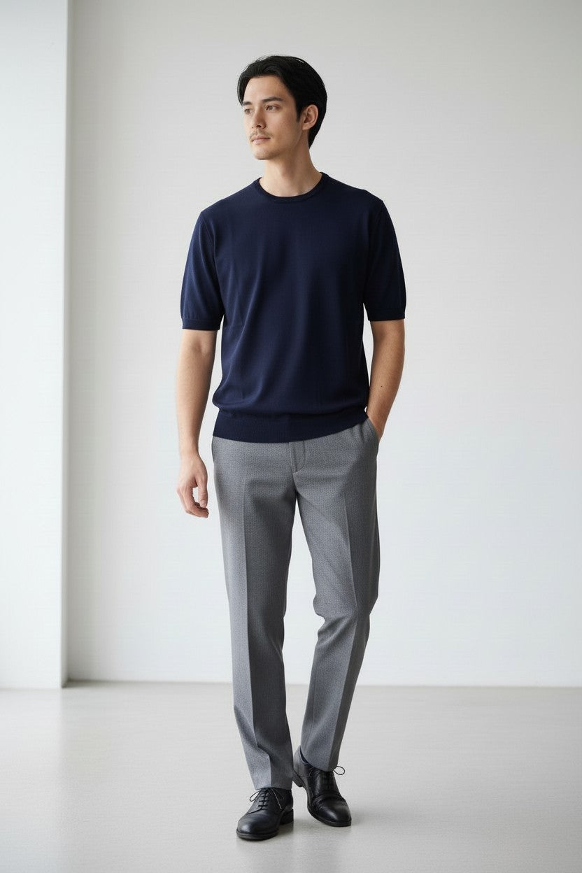 【NEW】SEA ISLAND COTTON CREWNECK