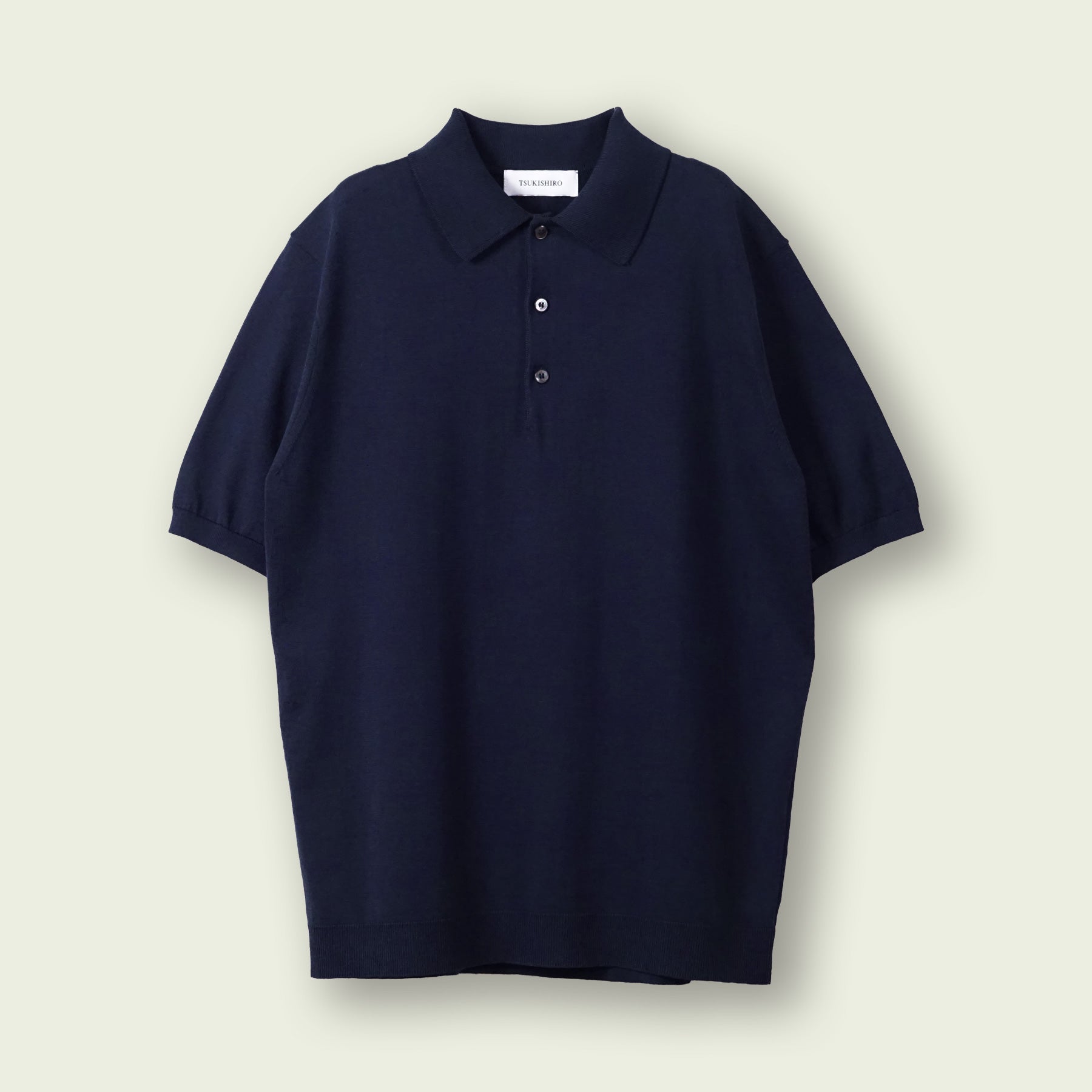 【NEW】SEA ISLAND COTTON POLONECK