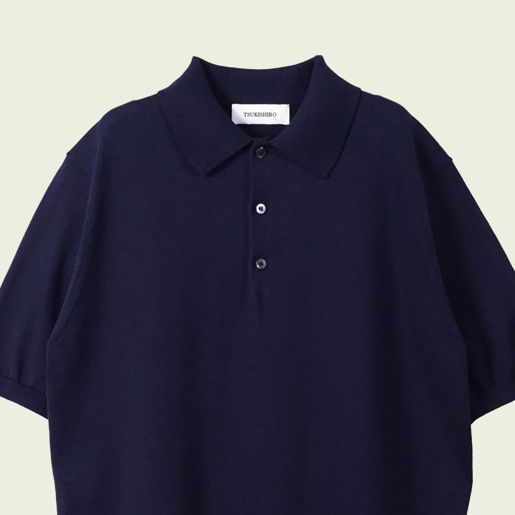 【NEW】SEA ISLAND COTTON POLONECK