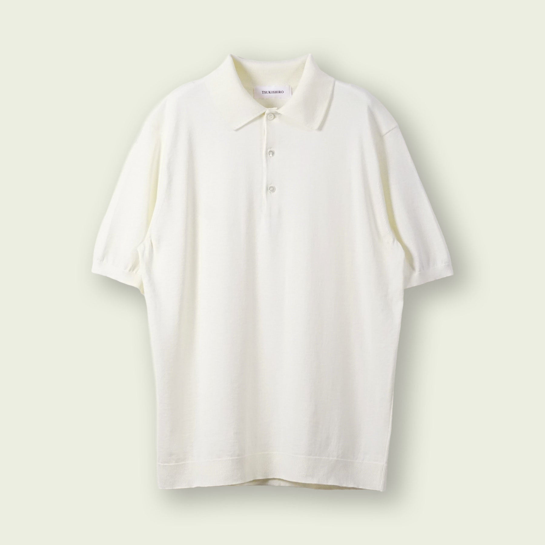 SEA ISLAND COTTON POLONECK