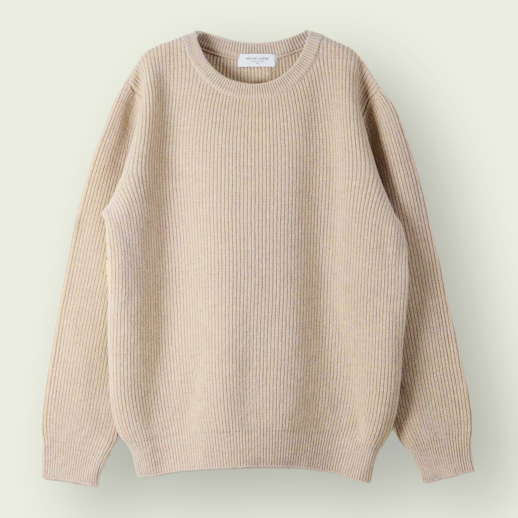 (WO7) 7G Heavyweight Merino Wool Crewneck