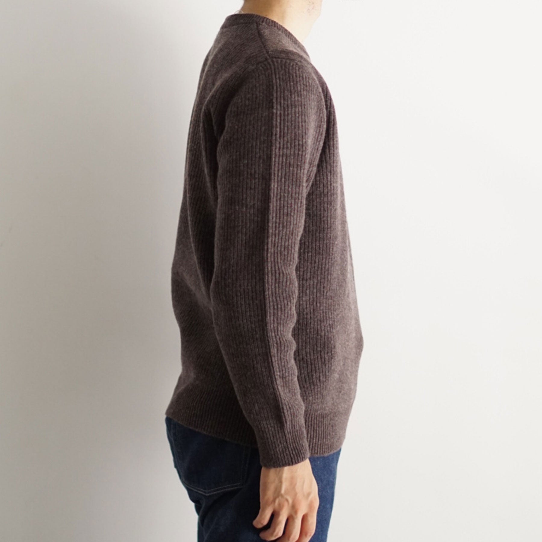 (WO7) 7G Heavyweight Merino Wool Crewneck