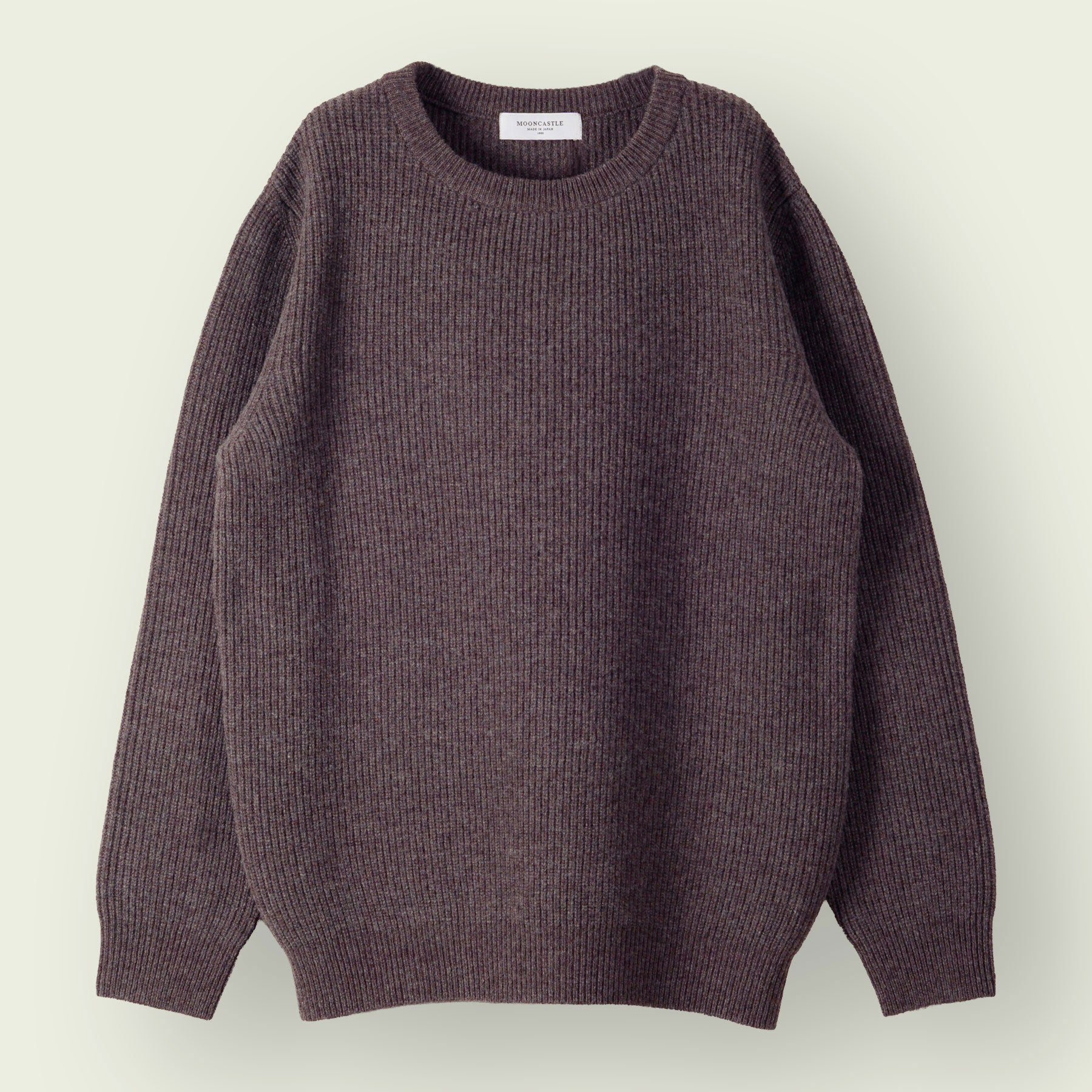 (WO7) 7G Heavyweight Merino Wool Crewneck