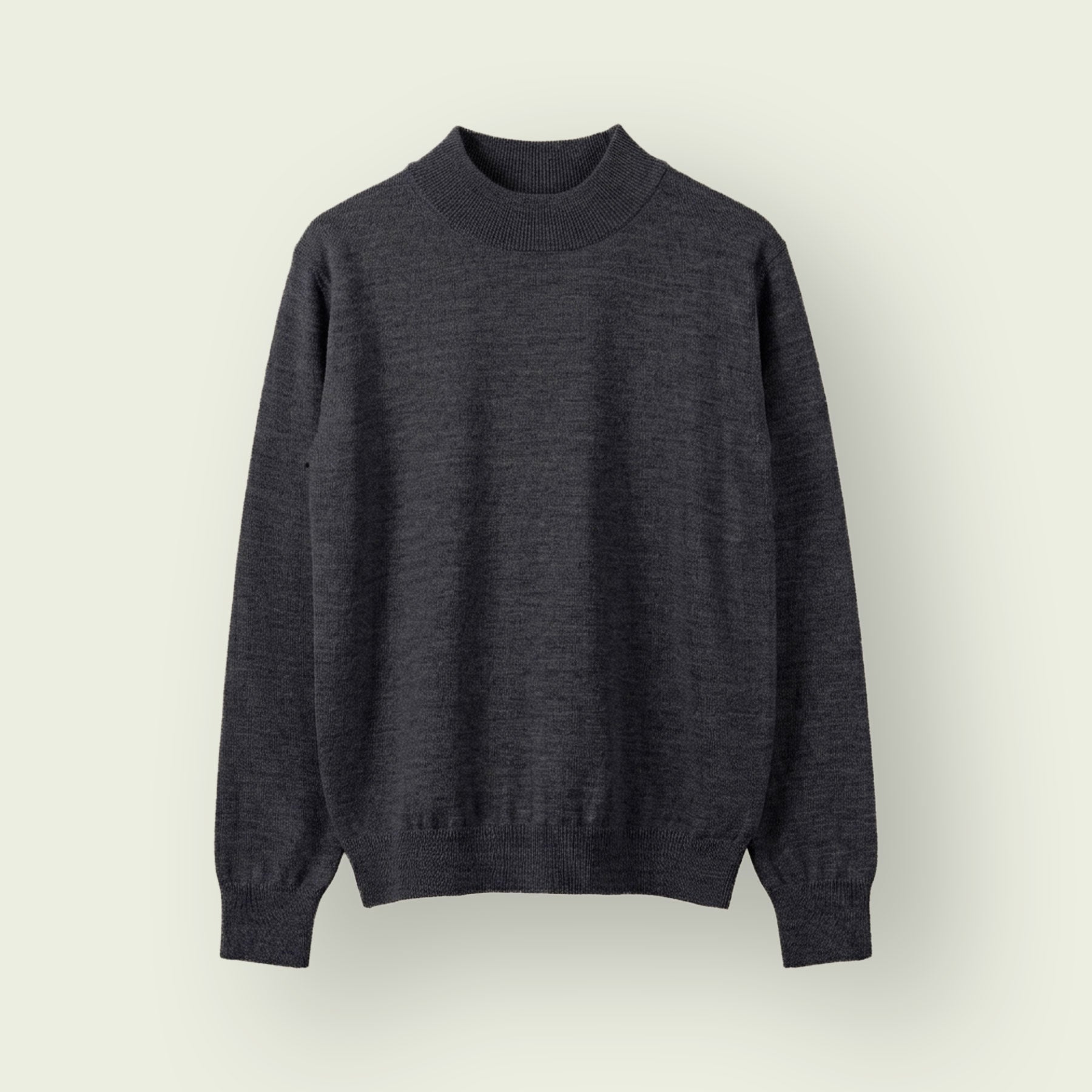【WOMEN】12G Lightweight Merino Wool Mockneck