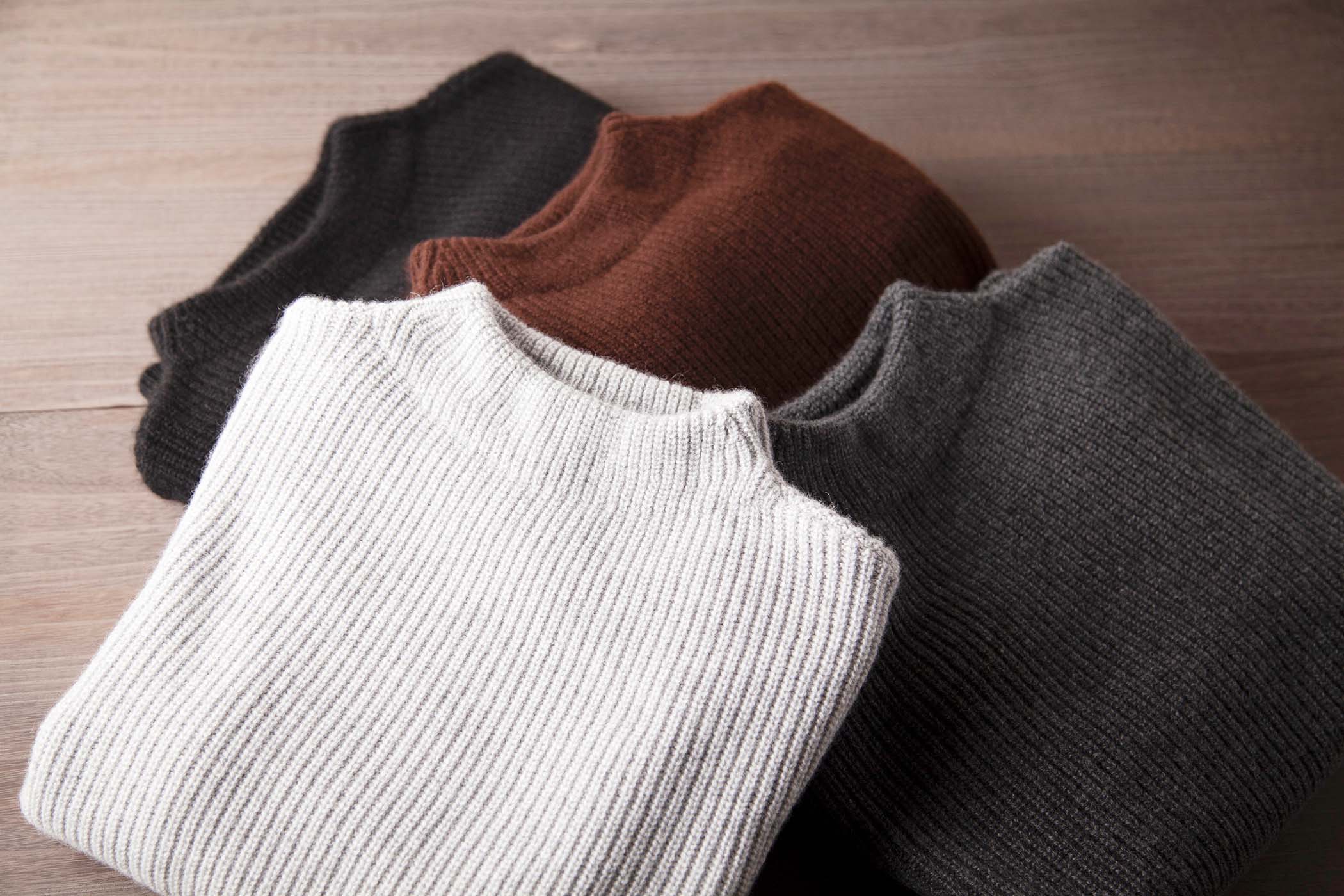 【UNISEX】7G CASHMERE BOTTLE NECK